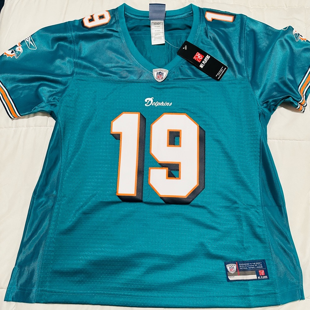 NFL ON FIELD WOMENS MIAMI DOLPHINS- SIZE LARGE